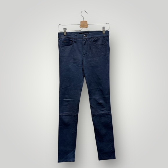 JOES JEANS Womens Indigo Skinny  Lamb Leather Pants Size 27 Style H6565252 - Picture 2 of 13
